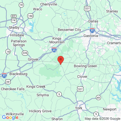 Map to  office in Clover, SC
