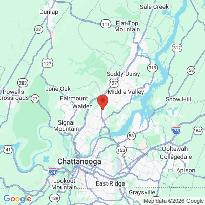 Map to  office in Hixson, TN