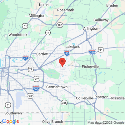 Map to  office in Cordova, TN