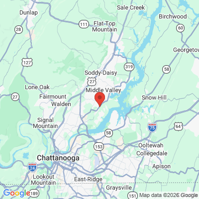 Map to  office in Hixson, TN
