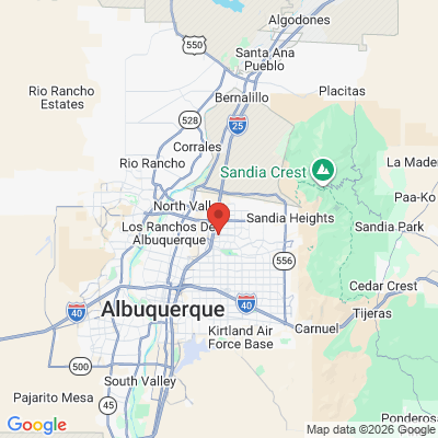 Map to  office in Albuquerque, NM
