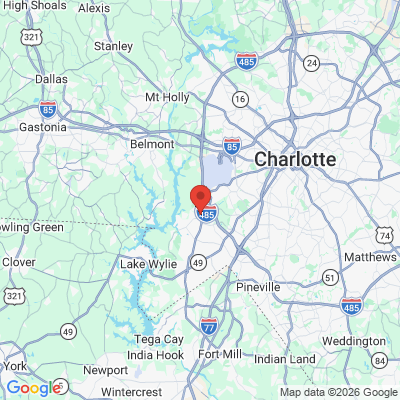Map to  office in Charlotte, NC