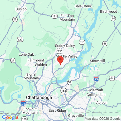 Map to  office in Hixson, TN