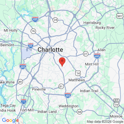 Map to  office in Charlotte, NC