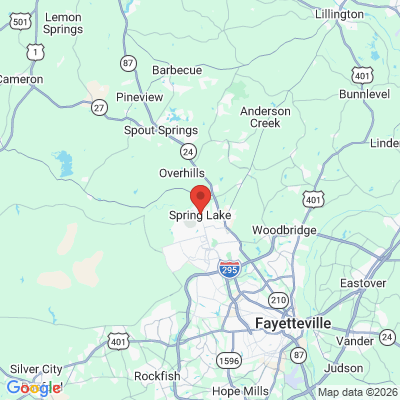 Map to  office in Pope Army Airfield, NC