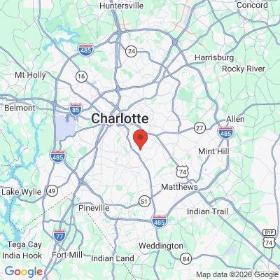 Map to  office in Charlotte, NC