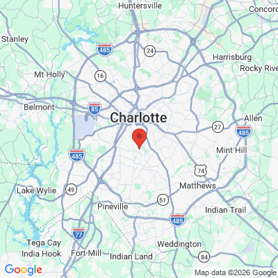 Map to  office in Charlotte, NC