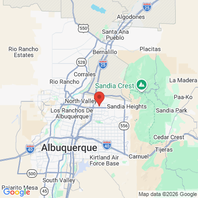 Map to  office in Albuquerque, NM