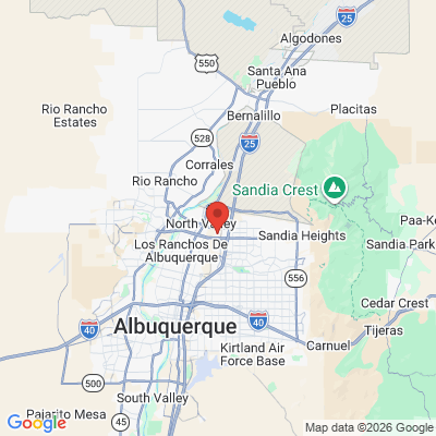 Map to  office in Albuquerque, NM