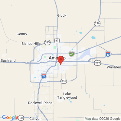 Map to  office in Amarillo, TX