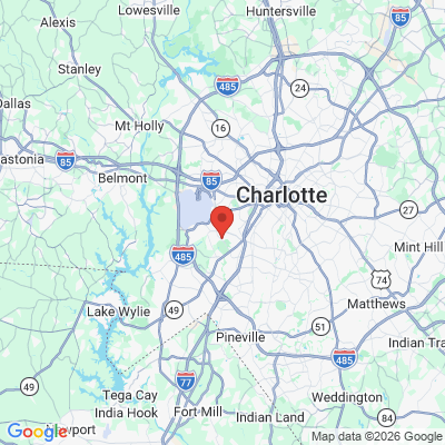 Map to  office in Charlotte, NC