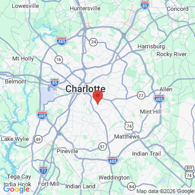Map to  office in Charlotte, NC