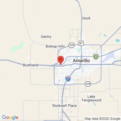 Map to  office in Amarillo, TX