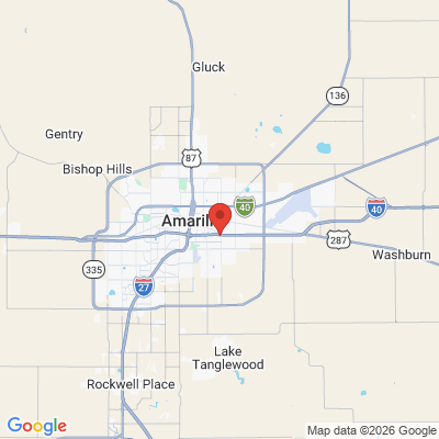 Map to  office in Amarillo, TX