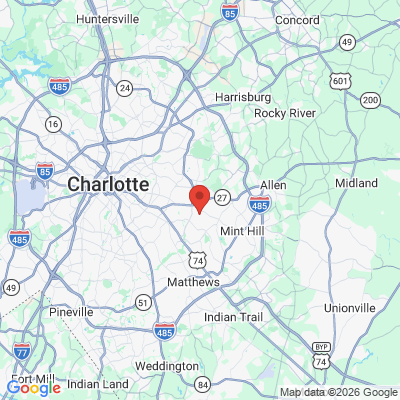 Map to  office in Charlotte, NC