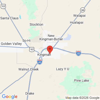 Map to Mangelsdorf Family Dentistry office in Kingman, AZ