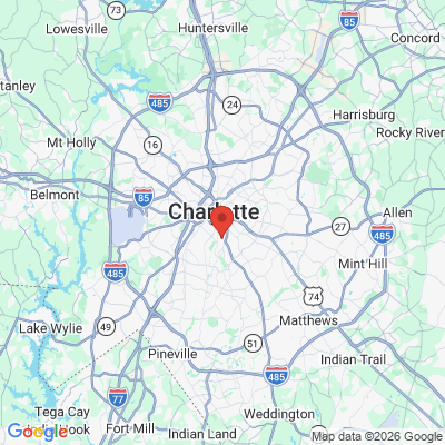Map to  office in Charlotte, NC
