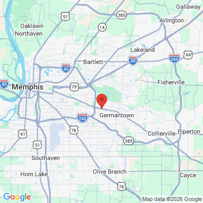 Map to  office in Memphis, TN