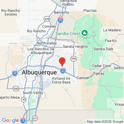 Map to  office in Albuquerque, NM