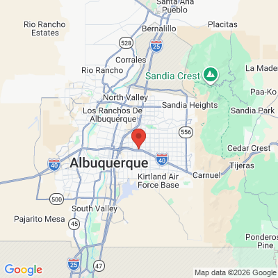 Map to  office in Albuquerque, NM