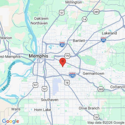 Map to  office in Memphis, TN