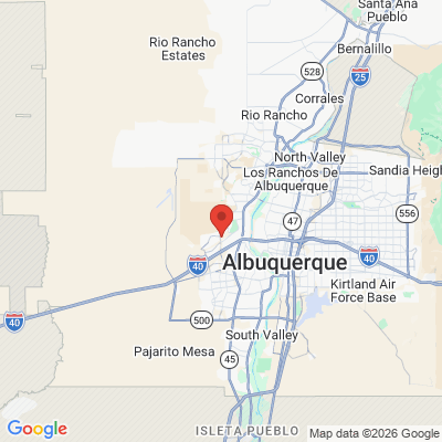 Map to  office in Albuquerque, NM