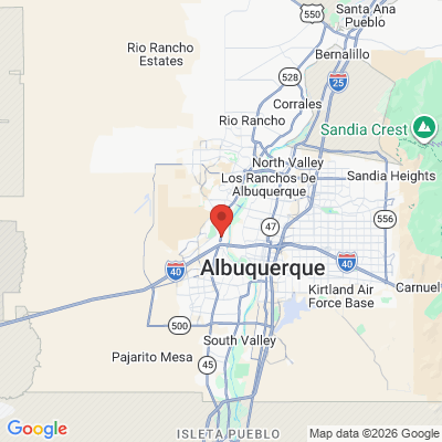 Map to  office in Albuquerque, NM
