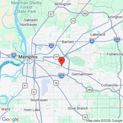 Map to  office in Memphis, TN