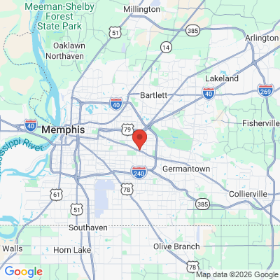 Map to  office in Memphis, TN
