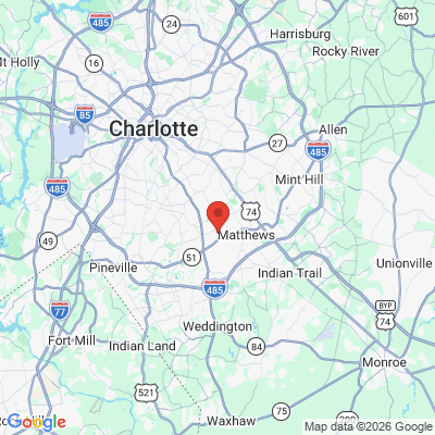 Map to  office in Charlotte, NC
