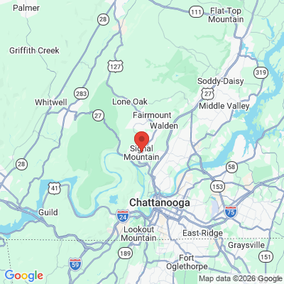 Map to  office in Signal Mountain, TN
