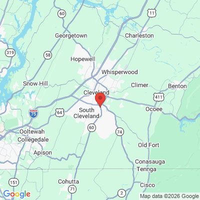 Map to  office in Cleveland, TN