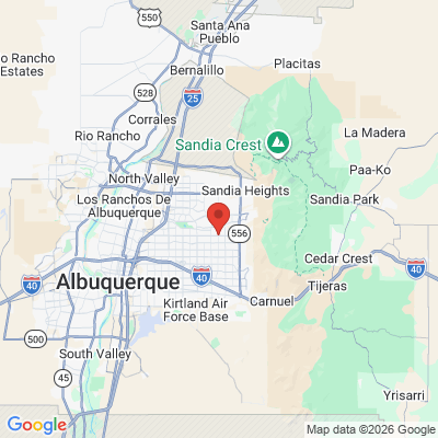 Map to  office in Albuquerque, NM