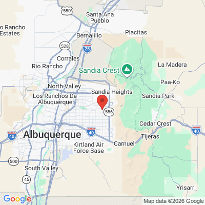 Map to  office in Albuquerque, NM