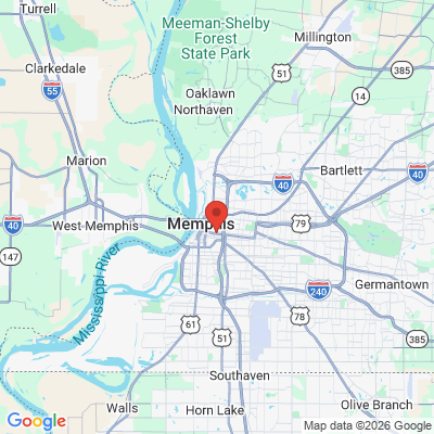 Map to  office in Memphis, TN