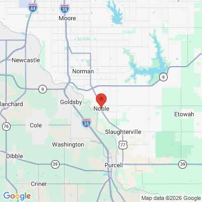 Map to  office in Noble, OK