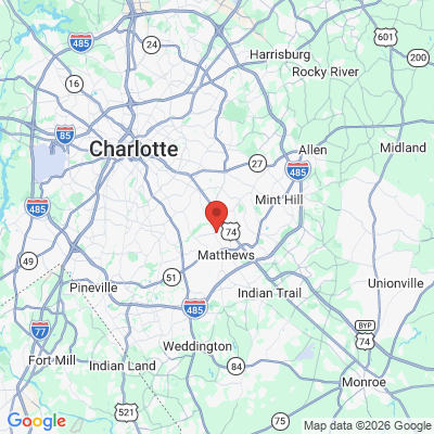 Map to  office in Charlotte, NC