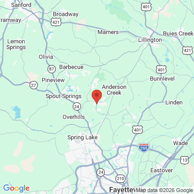 Map to  office in Spring Lake, NC