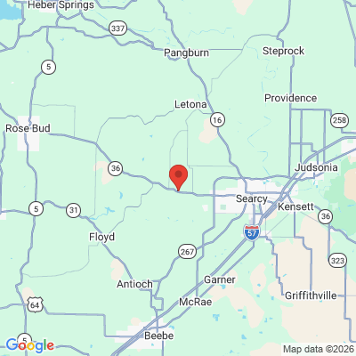 Map to  office in Searcy, AR