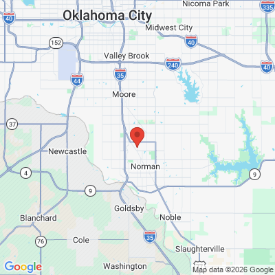 Map to  office in Norman, OK