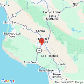 Map to Swiss Dental Center office in San Luis Obispo, CA