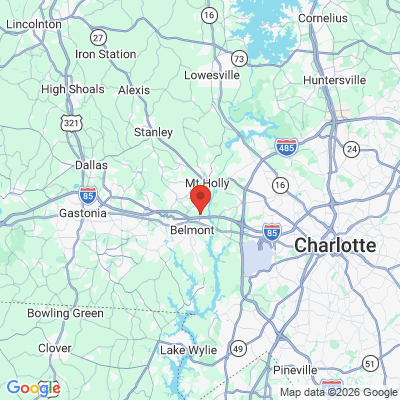Map to  office in Belmont, NC