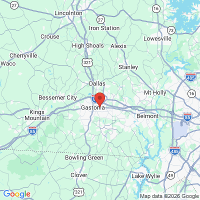 Map to  office in Gastonia, NC