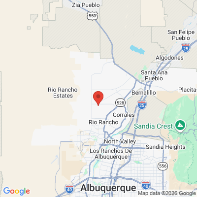 Map to  office in Rio Rancho, NM