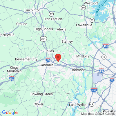 Map to  office in Gastonia, NC