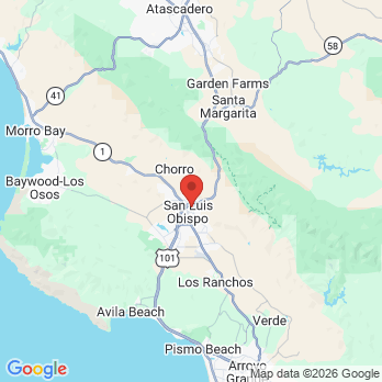 Map to Ryan McCall, DDS office in San Luis Obispo, CA