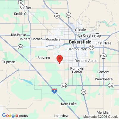 Map to  office in Bakersfield, CA