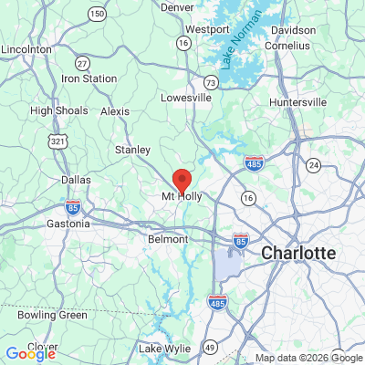Map to  office in Mount Holly, NC