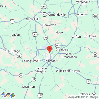 Map to  office in Kinston, NC