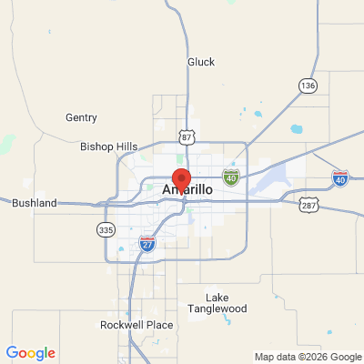 Map to  office in Amarillo, TX